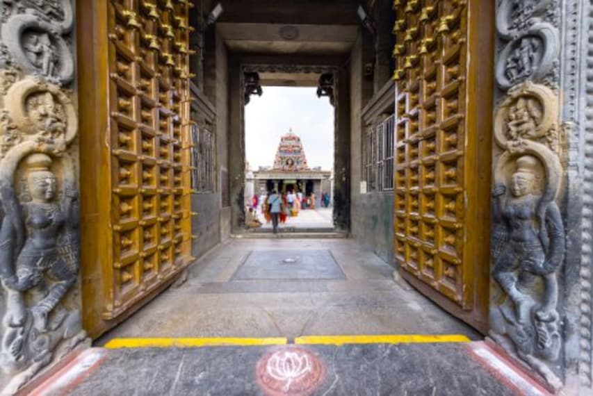 Chennai Kapaleeswarar Temple Landscape Image
