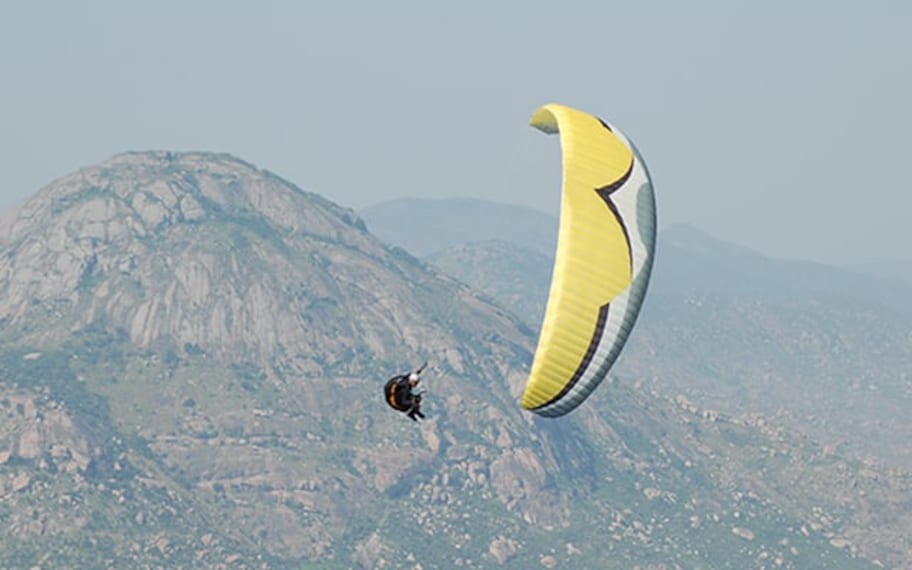Nandi Hills Paragliding Landscape Image