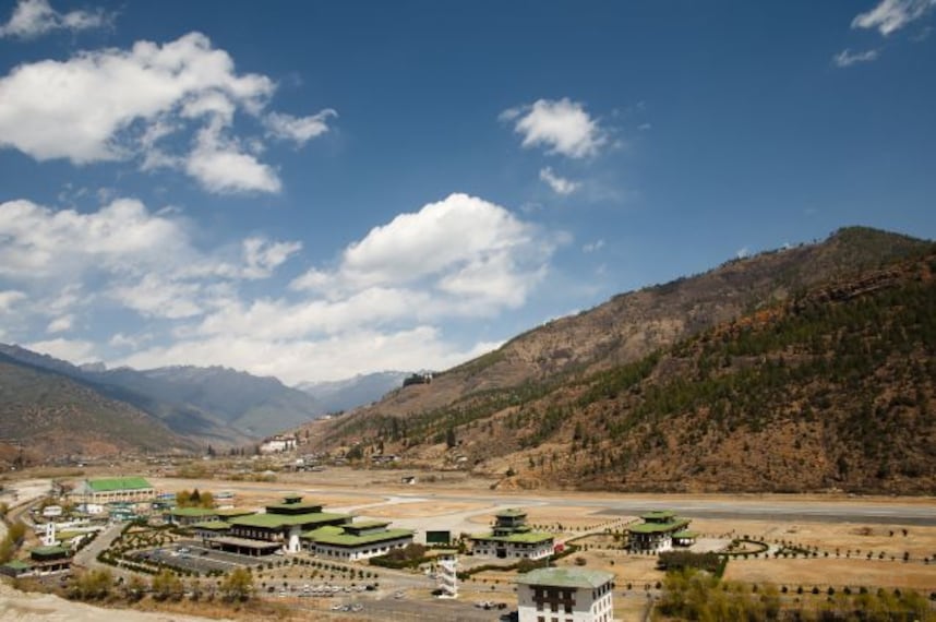 Paro Airport Bird's Eye Viewpoint | Paro - What to Expect | Timings ...