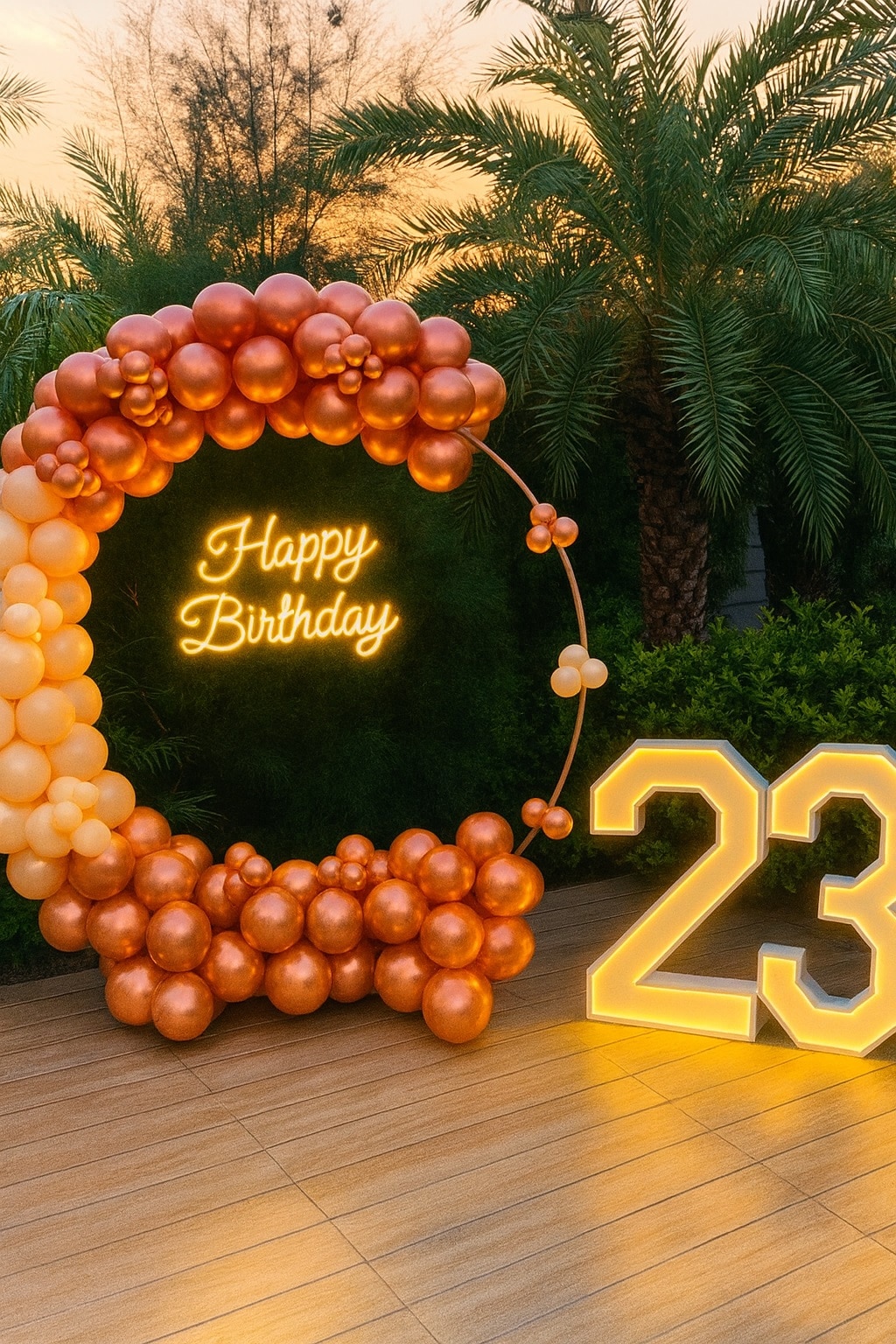 Customised Celebration Setup