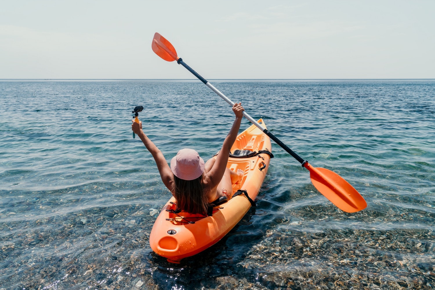1-Hour Kayaking at Vagator Beach