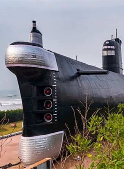 Visakhapatnam Ins Kursura Submarine Portrait Image