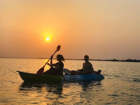 Kayaking at Sunset