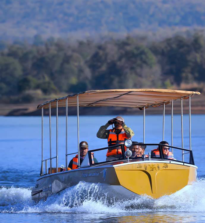 Denwa Backwater Escape | Pool & Restaurant - Tap to explore photos