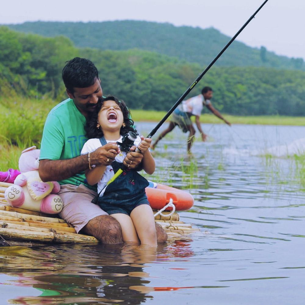 Fishing at Chittar lake