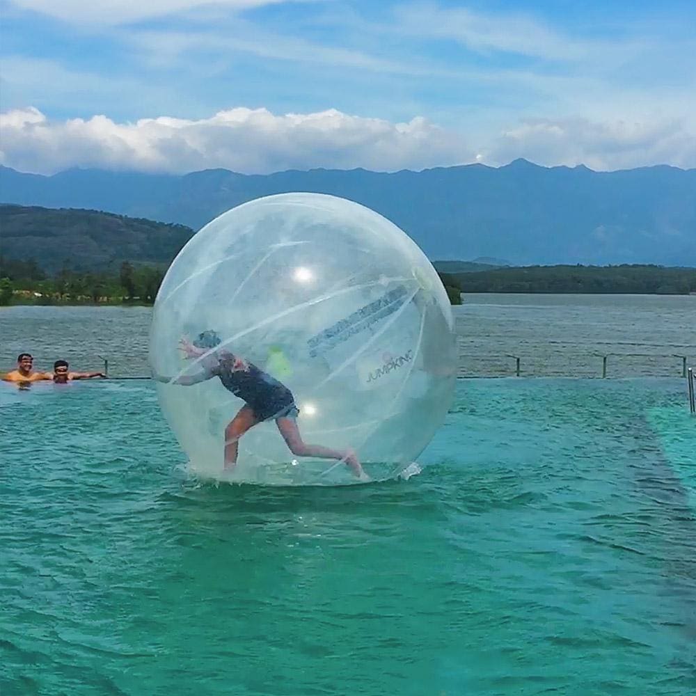 Pool Zorbing
