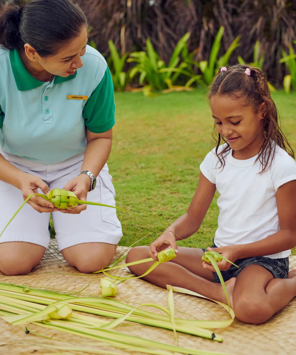Ketupat Weaving