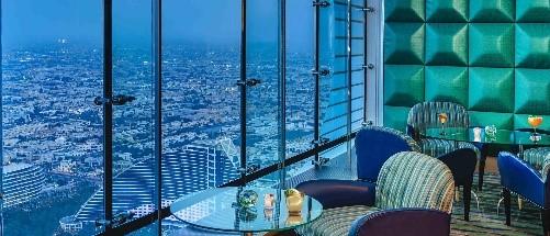 Drinks at Skyview Lounge
