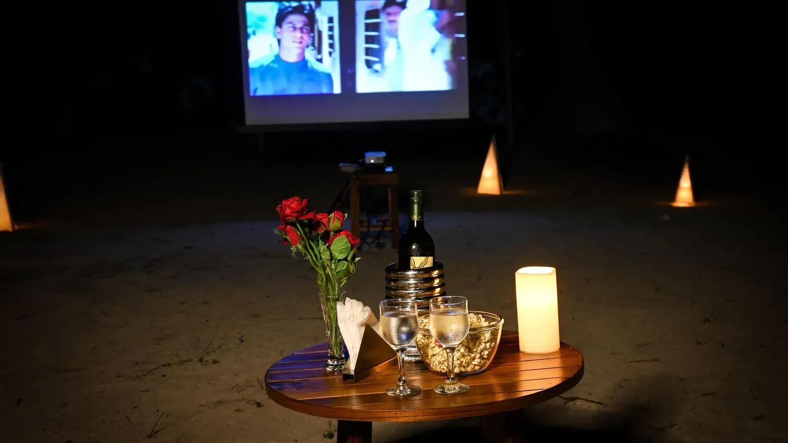 Movie Date by the Beach