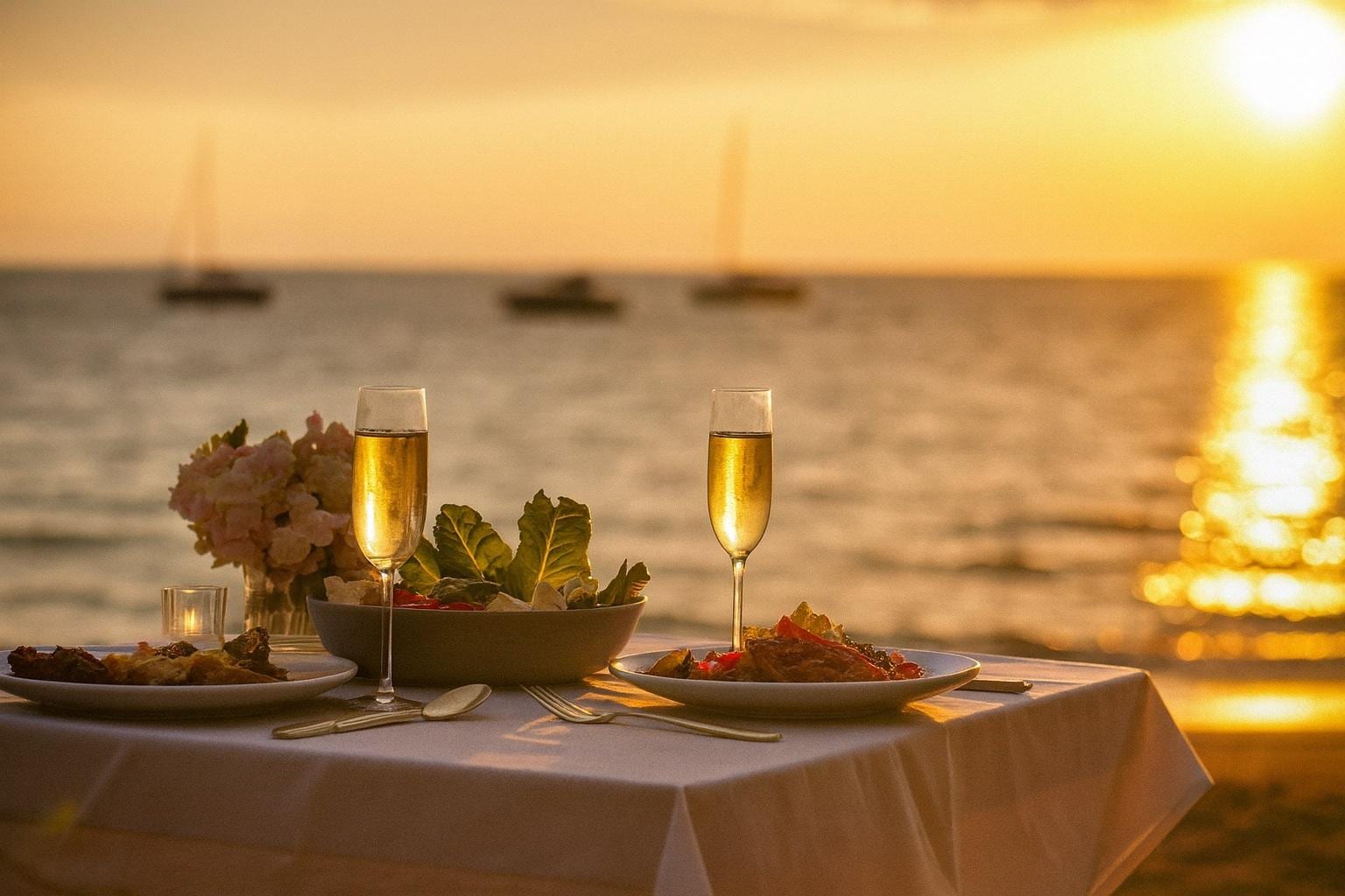 Seaside Candlelight Dinner