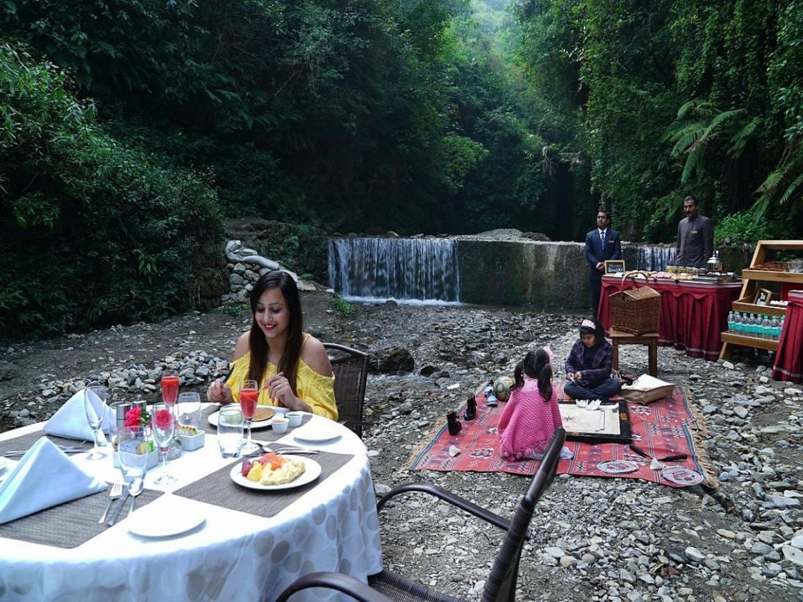 Picnic by the Stream