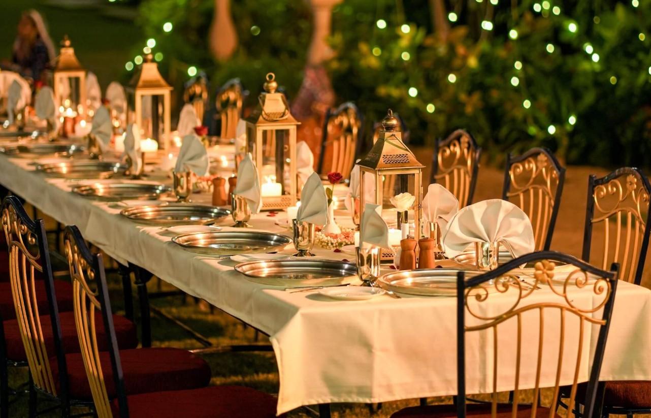 Private Gazebo Dinner