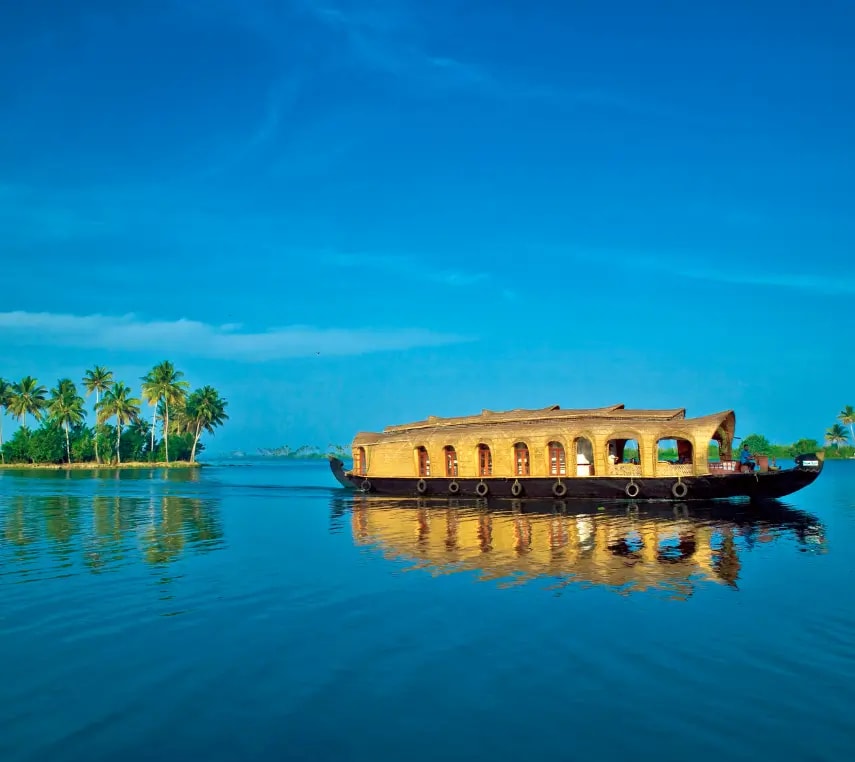 Houseboat on Backwaters