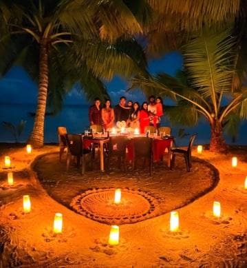 Candlelight Dinner by the Beach