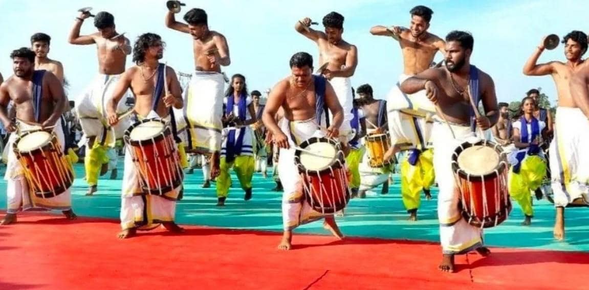 Chende Drum Performance