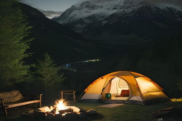 Mini Tractor & Barn Camping