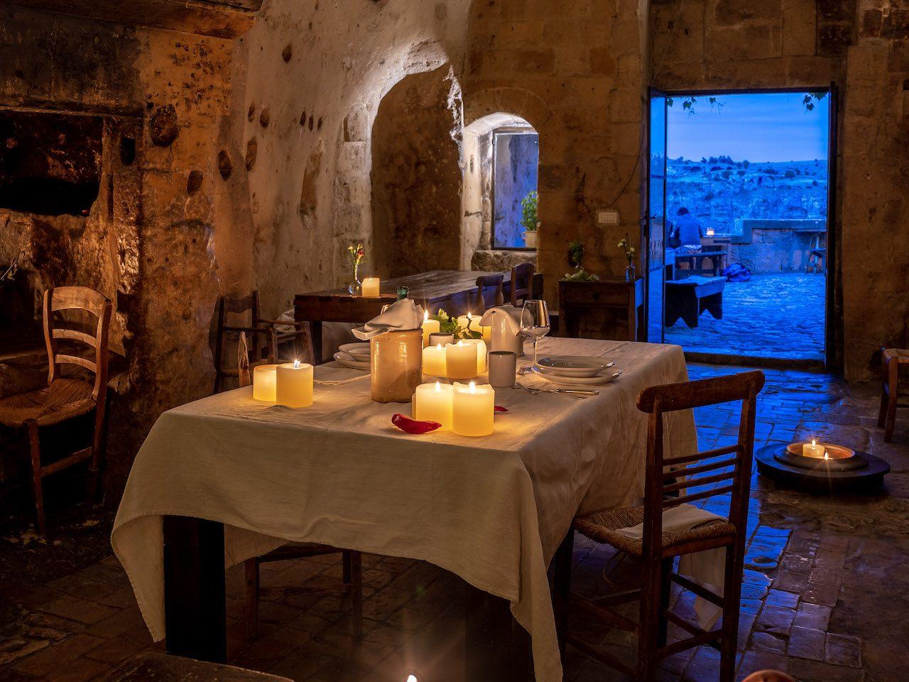 Candlelit Dining in a Church