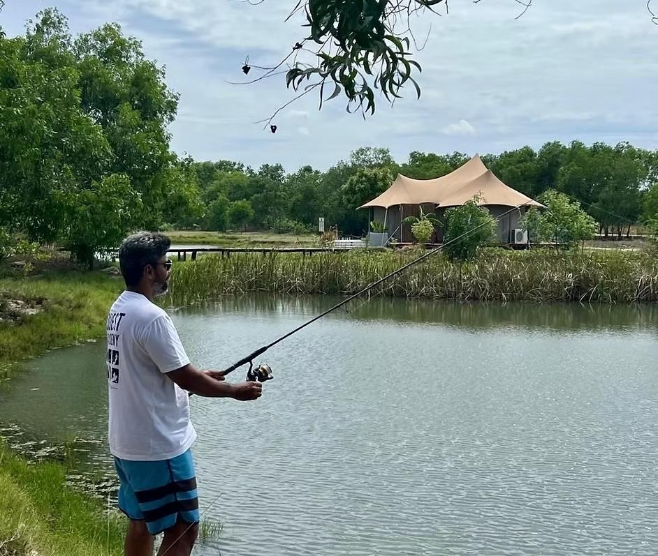 Fishing by the Lagoons