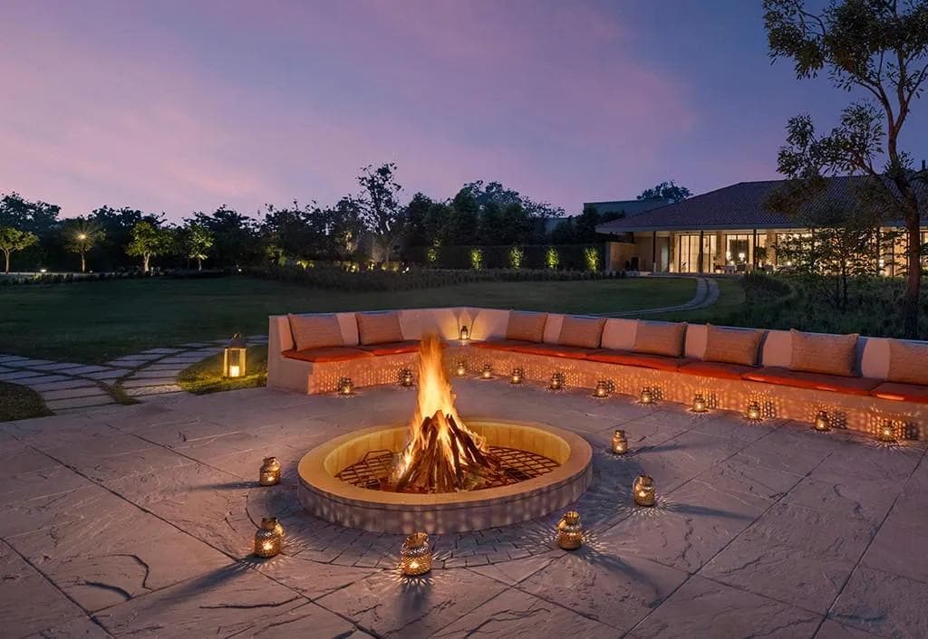 Private Lakeside Bonfire