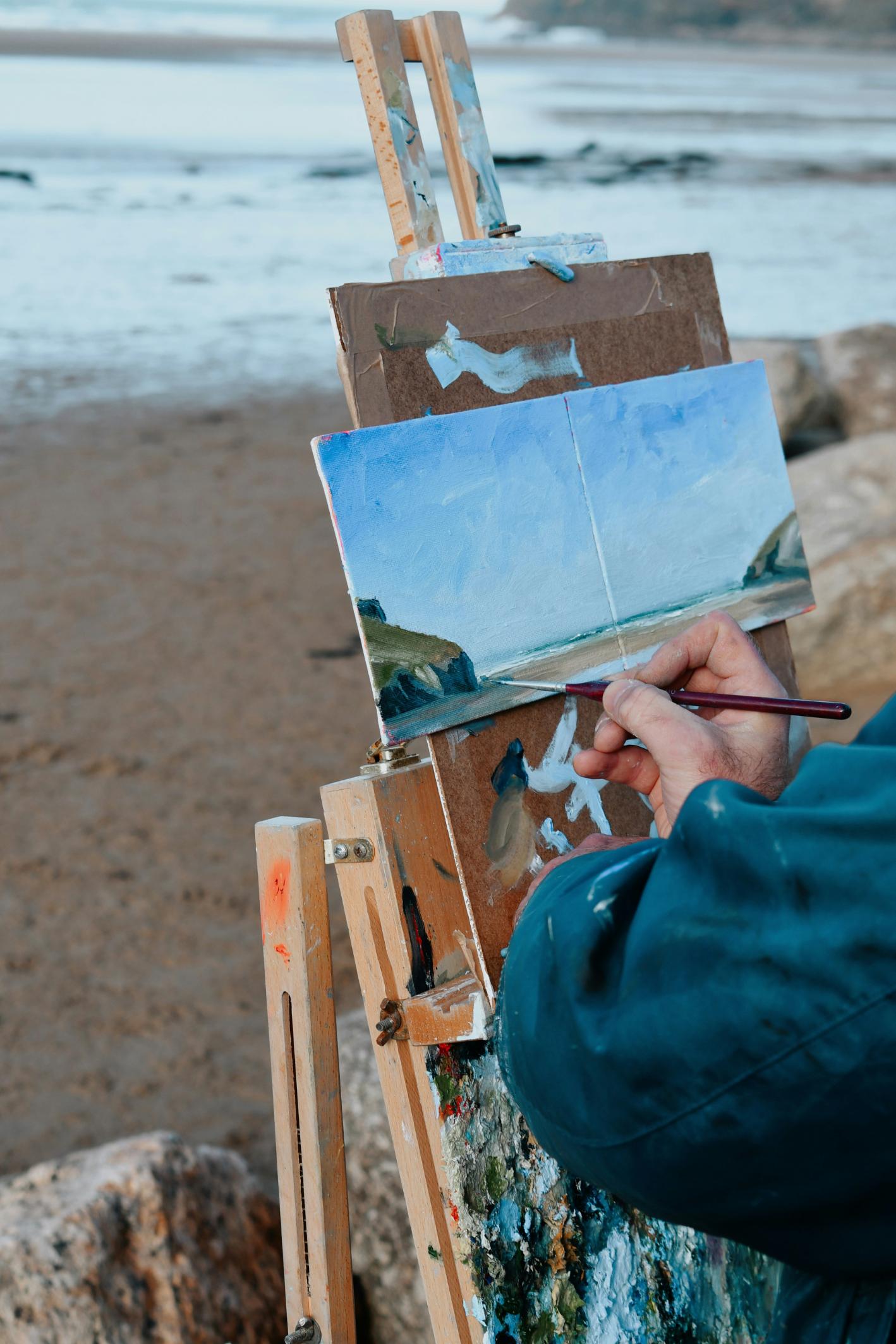 Painting on the Beach