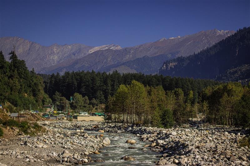 Canoeing on the Beas River
