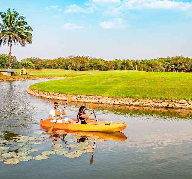 Kayaking on the Lake