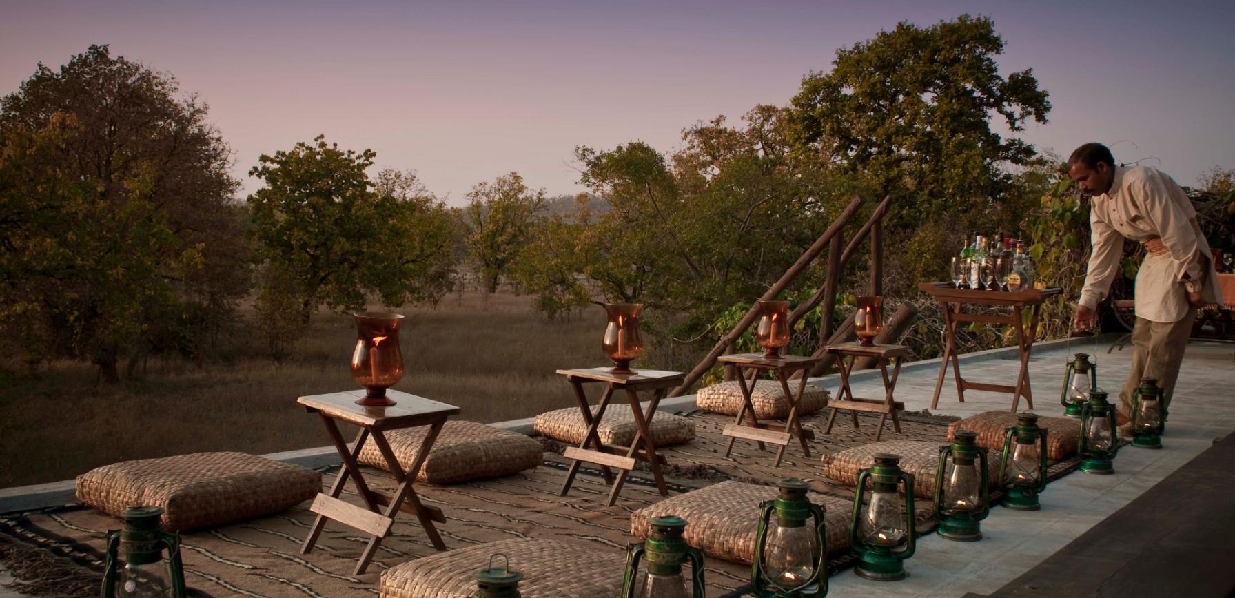 Chaupal Dining with Bonfire