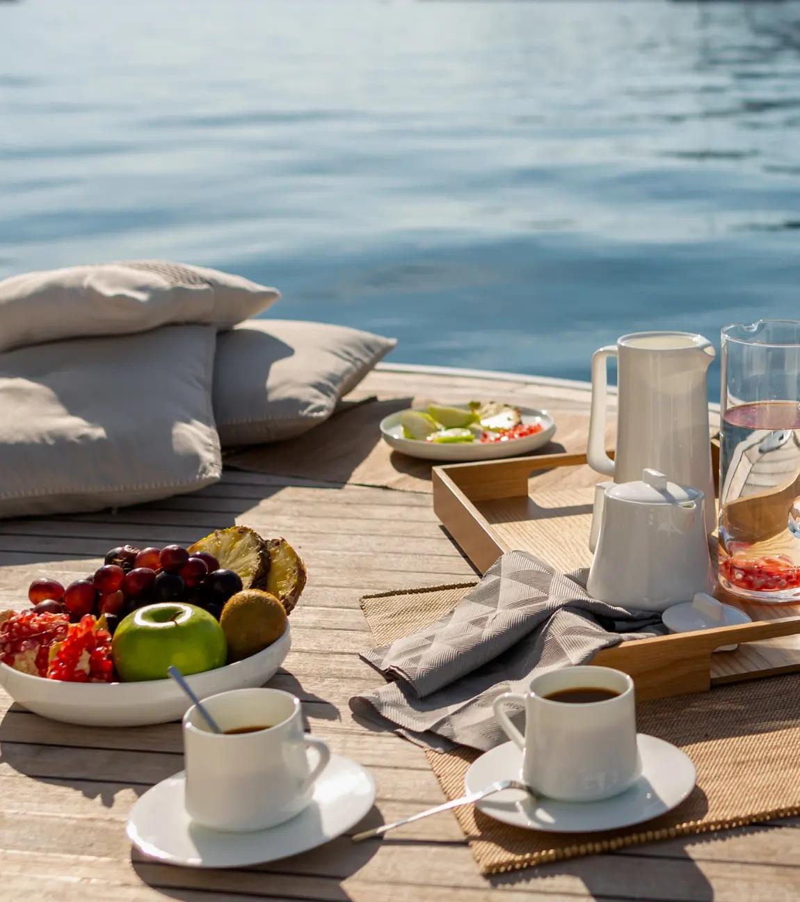 Private Yacht Breakfast