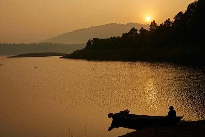 Boating at Umiam Lake