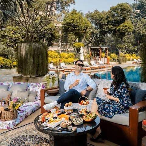 Romantic Garden Picnic