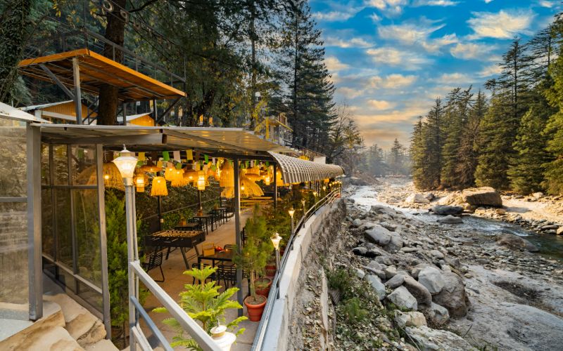 The Hosteller Kasol, Riverside - Tap to explore photos