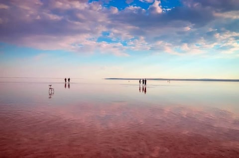 Pink Salt Lake Tuz
