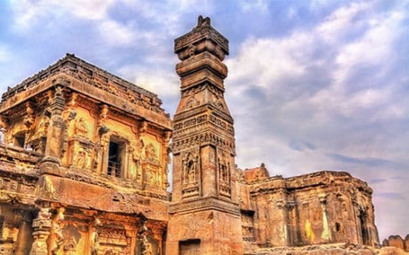 Ajanta And Ellora Kailasa Temple At Ellora Landscape Image