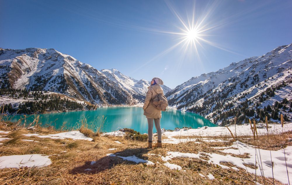 Oi-Qaragai mountain resort Almaty Kazakhstan coniferous forest