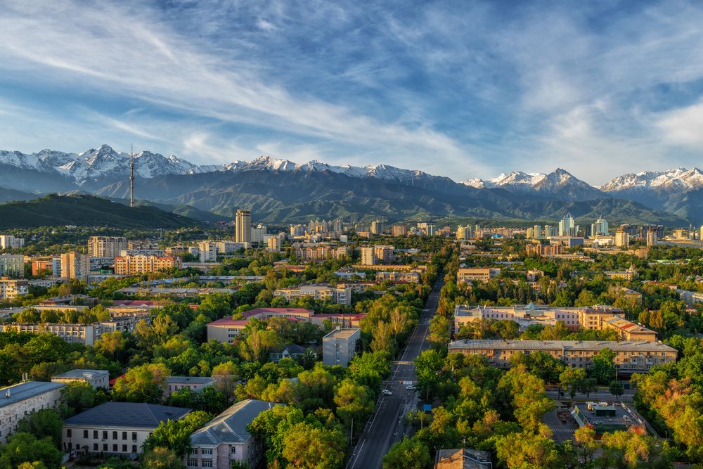 Almaty Kazakhstan Trans-Ili Alatau mountain scenery landscape