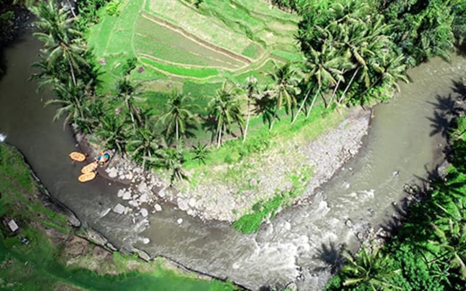 Bali Ayung River Landscape Image