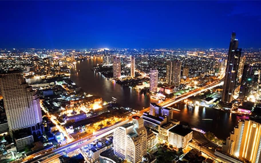 Bangkok Sky Bar Landscape Image