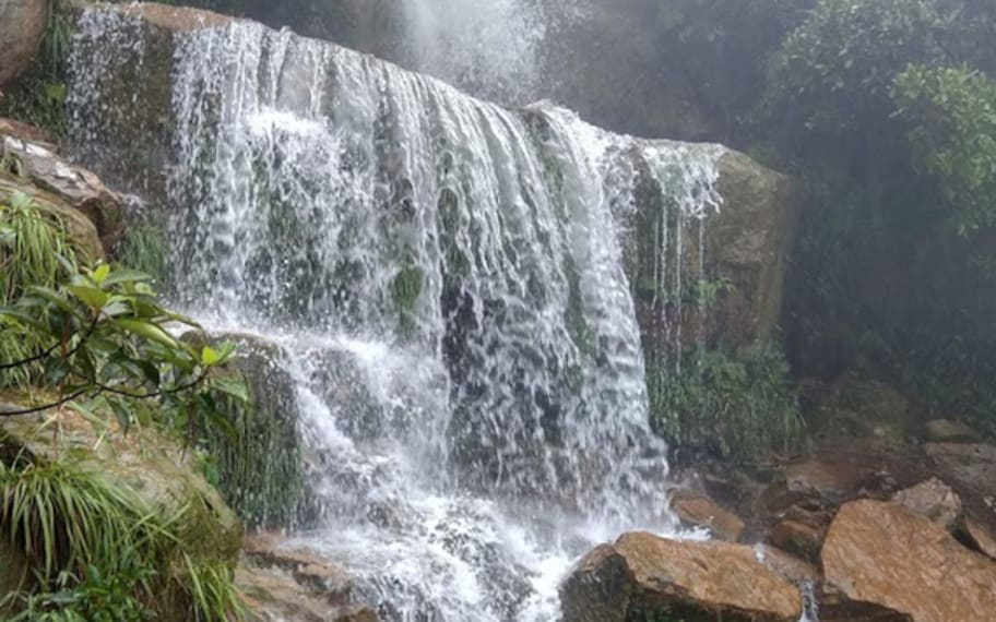 Cherrapunji Wakaba Falls Landscape Image