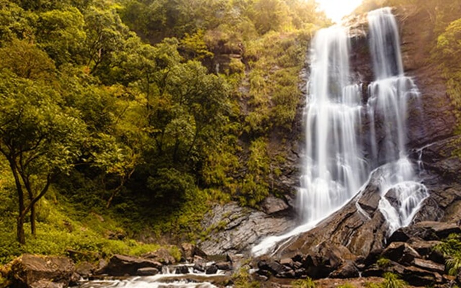 Chikmagalur Hebbey Falls Landscape Image