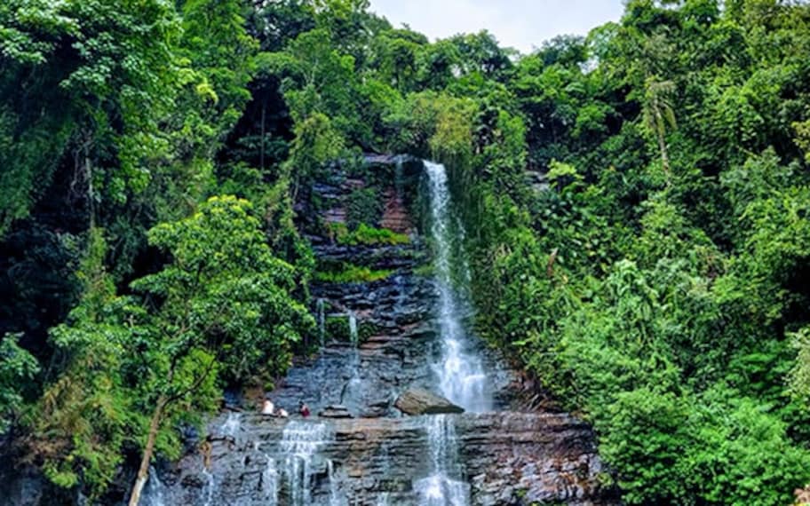 Chikmagalur Jhari Waterfalls Landscape Image