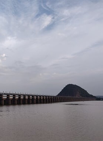 Chirala Prakasham Barrage Portrait Image