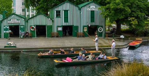 Punting on the Avon