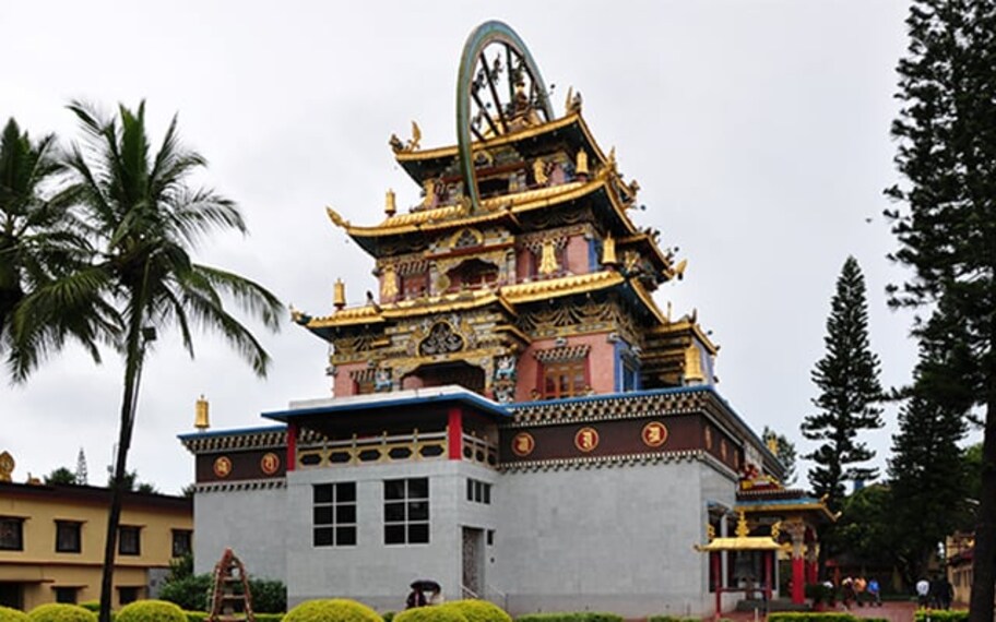 Coorg Golden Temple Landscape Image