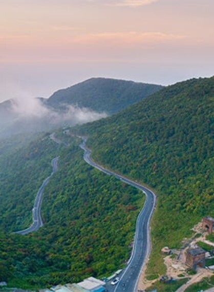 Da Nang Hai Van Pass Portrait Image