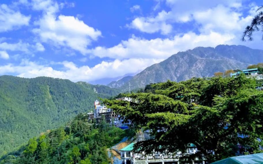 Dharamshala Masroor Temples Landscape Image