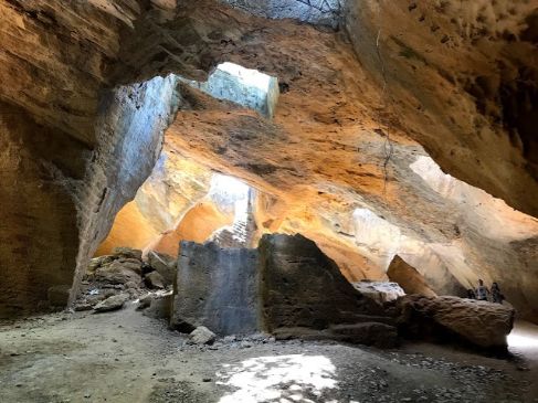 Diu Labyrinthine Naida Caves Landscape Image