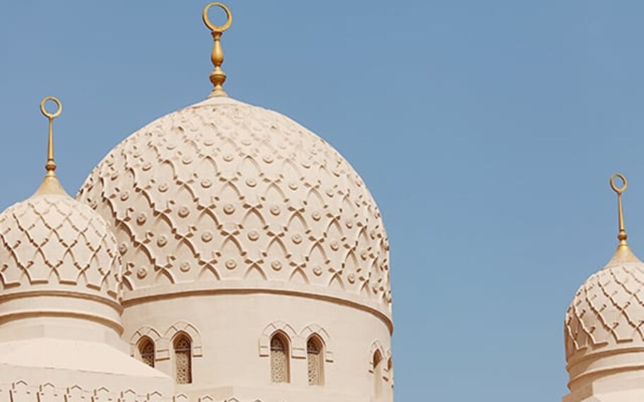 Dubai Jumeirah Mosque Landscape Image