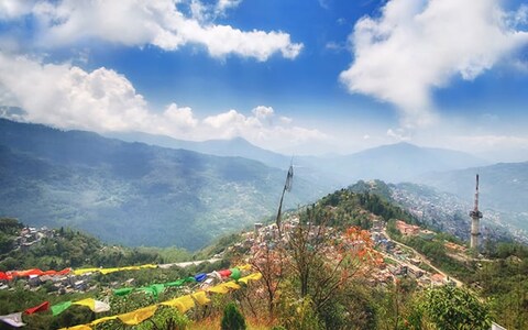 Seeing the Sunset from Tashi View Point