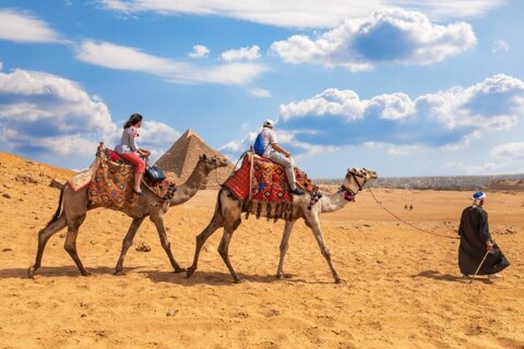 Camel Riding at the Pyramids