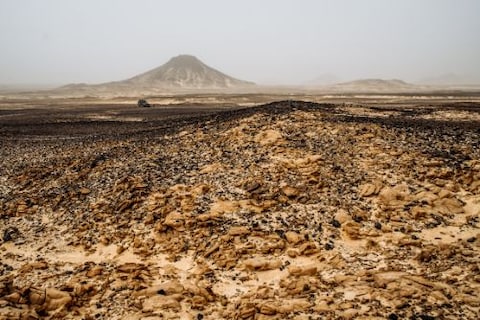 Camping in the Black Desert